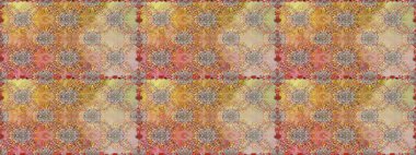 Küçük çiçekteki sevimli çiçek deseni. Bej ve kahverengi renkte çiçekler.