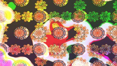 Raster illüstrasyonu. Çiçek deseni. Flower eskiz arka planı. Şatafatlı bahar bahçesi dokusu.