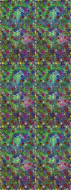 Raster illüstrasyon. Küçük çiçek sevimli çiçek desen. Sorun -suz.