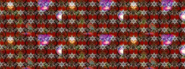 Dallı bahar çiçekleriyle desen, kahverengi renklerle çiçek siluetiyle desen. Raster deseni.