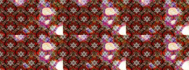 Çiçekli yumuşak bir eskiz şekli. Raster çiçekleri klasik tarzda çizilmiş. Kahverengi renklerde bahar çiçekleri. Raster illüstrasyonu.