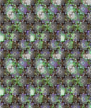 Küçük gri çiçeklerle oldukça eski bir besin torbası deseni. Tekstil, kumaş, kapaklar, duvar kağıtları, baskı, paket, koleksiyon defteri, örgü, dekupaj için çiçek arkaplanı..