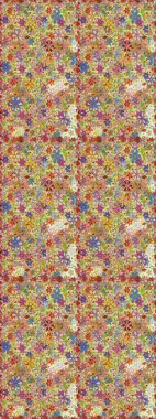 Küçük çiçekteki sevimli çiçek deseni. Tarafsız ve bej renkli çiçekler.