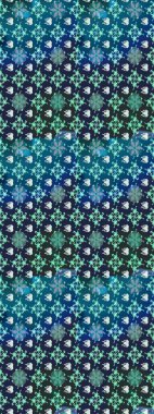 Raster Moda kumaş deseni. Şirin çiçekler. Çizgi çizimi deseni.