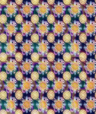 Ultraviyole kumaş deseni. Kusursuz desen. Raster illüstrasyonu. Organik motif arkaplanı.