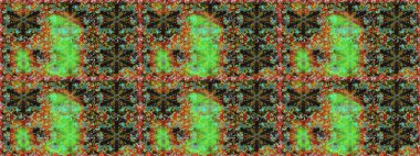 Barok tarzında kusursuz bir doğulu süsü. Geleneksel altın sarısı desenli yeşil renkli ve altın elementli.