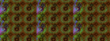 Kabile sanatı boho baskısı, klasik çiçek arkaplanı. Arkaplan dokusu, duvar kağıdı, kahverengi renkli çiçek teması. Soyut etnik raster çizim kalıbı.