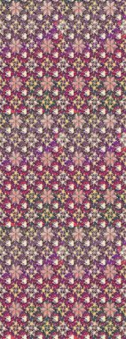 Chichi 'nin kumaş kalıbını çiz. Renkli Bahar Teması eskiz kalıbı. Çiçek deseni. Raster illüstrasyonu. Düz Çiçek Elementleri Tasarımı.