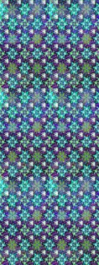 Mor ve mavi renkte çiçekler. Raster illüstrasyonu. Çiçek süslemeli çizim deseni.