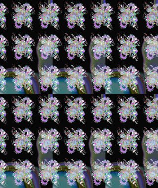 Güzel kumaş deseni. Çiçek arkaplan. Çizim raster deseni.