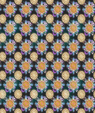 Raster güzel kumaş deseni. Soyut zerafet çiçek arka plan ile seamless modeli.