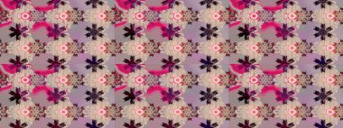 Çiçeksiz desenli arka plan. Tarafsız ve bej renkli çiçekler. Tişört baskısı için çiçek boyama rasteriName.