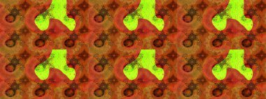 Hediye ambalaj kağıdı, tebrik kartları, posterler ve pankart tasarımı. Raster düz çiçek çizim deseni. Kahverengi renkte çiçekler.