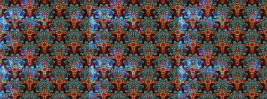 Dekorasyon ve tasarım için güzel bir desen. Suluboya çizim kalıbı. Moda baskısı. Raster illüstrasyonu. Çiçeğin suluboya çizimlerinin mükemmel deseni. Eski.