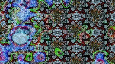 Elle boyanmış suluboya resim çizimleri, çiçekler ve bitkiler. Mavi renkte çiçekler.