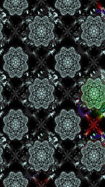 Çiçek deseni. Raster güzel kumaş deseni çiziyor. Renkli Bahar Teması eskiz kalıbı. Düz Çiçek Elementleri Tasarımı.