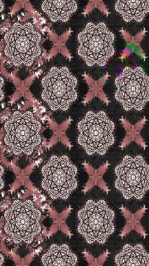 Çiçek desenli eskiz, darbeler, sıçramalar, yaz çiçekleri. Gri renkli çiçekler. Raster illüstrasyonu.