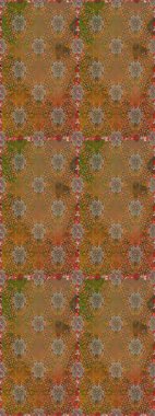 Kızılderili desenli desenli desenli şal deseni. Tekstil, tebrik kartı, boyama kitabı, telefon kılıfı baskısı için kullanılabilir. Etnik Mandala süsü. Raster Henna dövme stili.