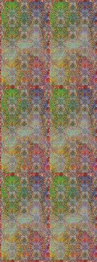 Eski usul. Kusursuz bir geçmişi var. Kumaş, tekstil, duvar kağıdı baskısı için. Raster illüstrasyonu. Tomurcukları çiçek olan sevimli bir çiçek deseni. Raster..