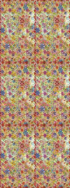 Organik motif arka planı. Kusursuz desen. Raster illüstrasyonu. Ultraviyole kumaş deseni.