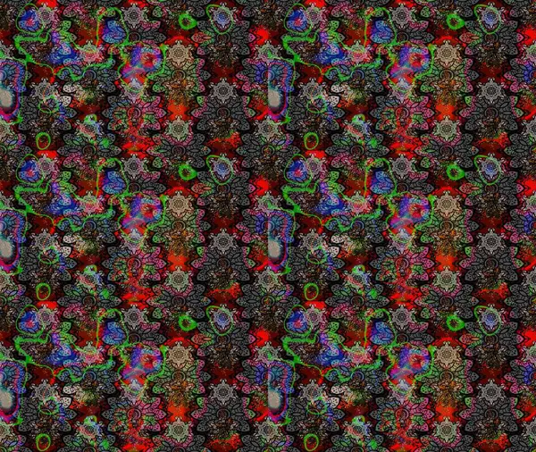 Raster illüstrasyonu. Çiçek. Taslak dekoratif arka plan, çiçek mandala. Siyah renklerde.