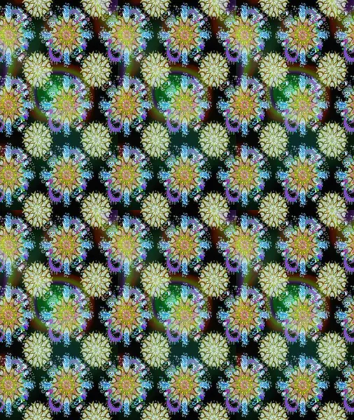 Raster illüstrasyon. Kusursuz desen. Ultramoda kumaş deseni. Organik motif arka plan.