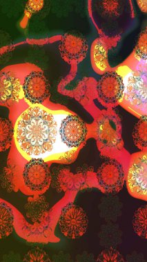 Raster stili kumaş deseni. Çiçekler suluboya çizim deseni.