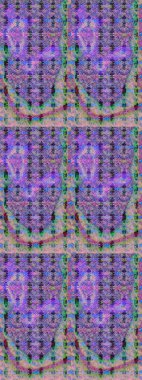 Soyut çiçek desensiz arkaplan. Raster illüstrasyonu. Raster deseni. Menekşe ve nötr renklerde. Küçük çiçekte sevimli çiçek deseni var..