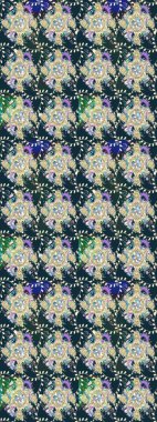 Raster Moda kumaş deseni. Çizgi çizimi kalıbı. Şirin çiçekler..