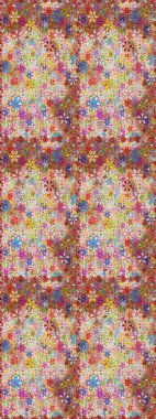 Raster resim. Çiçek açması arka plan kumaş, duvar kağıdı ve kağıt baskı almak için. Parlak buketleri moda grunge arka plan üzerinde. Küçük bir çiçek bir vintage tarzı ile şirin seamless modeli.