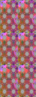 Renkli grunge soyut arka planda Cologray ve pembe çiçeklerle gelişir. İşlemeli çiçekli, dikişsiz desen. İzler, kumaş, duvar kağıtları, tekstil için raster dokusu.