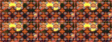 Raster illüstrasyonu. Nazik, yaz çiçekleri kahverengi ve gri renklerde. Raster çiçek desenli ve çiçekli..