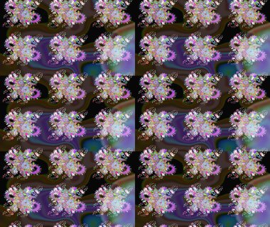 Raster Henna dövme stili. Etnik Mandala süsü. Kızılderili desenli desenli desenli şal deseni. Tekstil, tebrik kartı, boyama kitabı, telefon kılıfı baskısı için kullanılabilir.