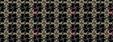 Moda baskısı. Dekorasyon ve tasarım için güzel bir desen. Suluboya çizim kalıbı. Eski model. Çiçeğin suluboya çizimlerinin mükemmel deseni. Raster illüstrasyonu.