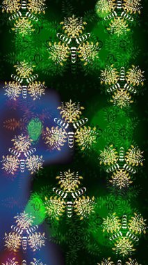 Moda arka planında parlak buketler. Kumaş, duvar kağıdı ve kağıt üzerine baskı yapmak için gelişen arka plan. Eski usul küçük çiçekli şirin bir eskiz deseni. Raster illüstrasyonu.