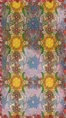 Tarafsız renklerde yaprakları olan yabani çiçekler. Eskiz arkaplan modeli. Suluboya, elle çizilmiş. Raster illüstrasyonu.