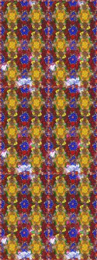 Soyut etnik raster çizim kalıbı. Arkaplan dokusu, duvar kağıdı, kahverengi renkli çiçek teması. Kabile sanatı boho baskısı, klasik çiçek arkaplanı.