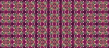 Noel, kar tanesi, yeni yıl 2019. Mor, gri ve kahverengi renklerde, altın elementlerle kusursuz klasik desen.