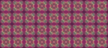 Noel, kar tanesi, yeni yıl 2019. Mor, gri ve kahverengi renklerde, altın elementlerle kusursuz klasik desen.