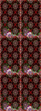 Tişörtsüz arka plan deseni. Siyah renkli çiçekler. Tropik çiçekler.