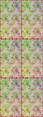 Raster illüstrasyon. Kusursuz desen. Ultramoda kumaş deseni. Organik motif arka plan.