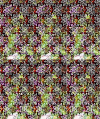 Gri renkli çiçekler. Raster düz çiçek çizim deseni. Tasarım hediye paketi, tebrik kartları, posterler ve afiş tasarımı.