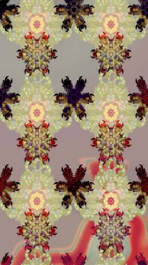 Tatil havası. Bahar mevsimi. Nazik romantik baskı. Raster güzel bir çiçek deseni çiziyor..