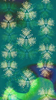 Moda baskısı. Dekorasyon ve tasarım için güzel bir desen. Eski model. Suluboya çizim kalıbı. Çiçeğin suluboya çizimlerinin mükemmel deseni. Raster illüstrasyonu.