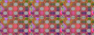 Kabile sanatı boho baskısı, klasik çiçek arkaplanı. Arkaplan dokusu, duvar kâğıdı, çiçek temalı gri ve pembe renkler. Soyut etnik raster pürüzsüz desen.