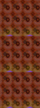 Kahverengi renkli çiçekler. El çizimi. Suluboya çizimi. Çiçekli çizim deseni.