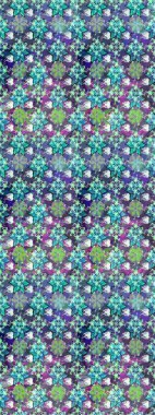 Bir sürü mavi ve nötr soyut çiçekli tropik, pürüzsüz desen. Varicoloblue ve nötr raster pürüzsüz çizim. Küçük çiçekte sevimli çiçek deseni var..