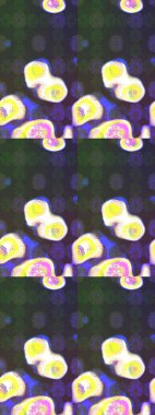 Raster illüstrasyonu. Yeşil renkte şirin çiçekler. Küçük çiçekli basit bir çiçek çizimi. Moda baskısı, albüm, ambalaj kağıdı, duvar kağıdı için zarif dekoratif süslemeler..