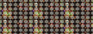 Güzel kumaş deseni. Renkli Yaz Temalı eskiz kalıbı. Raster çiçekli arka plan. Yazdır. Güzel eskiz şekli. Düz Çiçek Elementleri Tasarımı.