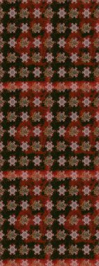 Küçük gri ve kahverengi renkte oldukça eski bir besin torbası deseni, çiçekler. Millefleur 'lar. Tekstil, kumaş, kapaklar, duvar kağıtları, baskı, naylon, yapıştırma, örgü, dekupaj için çiçeksiz arkaplan.